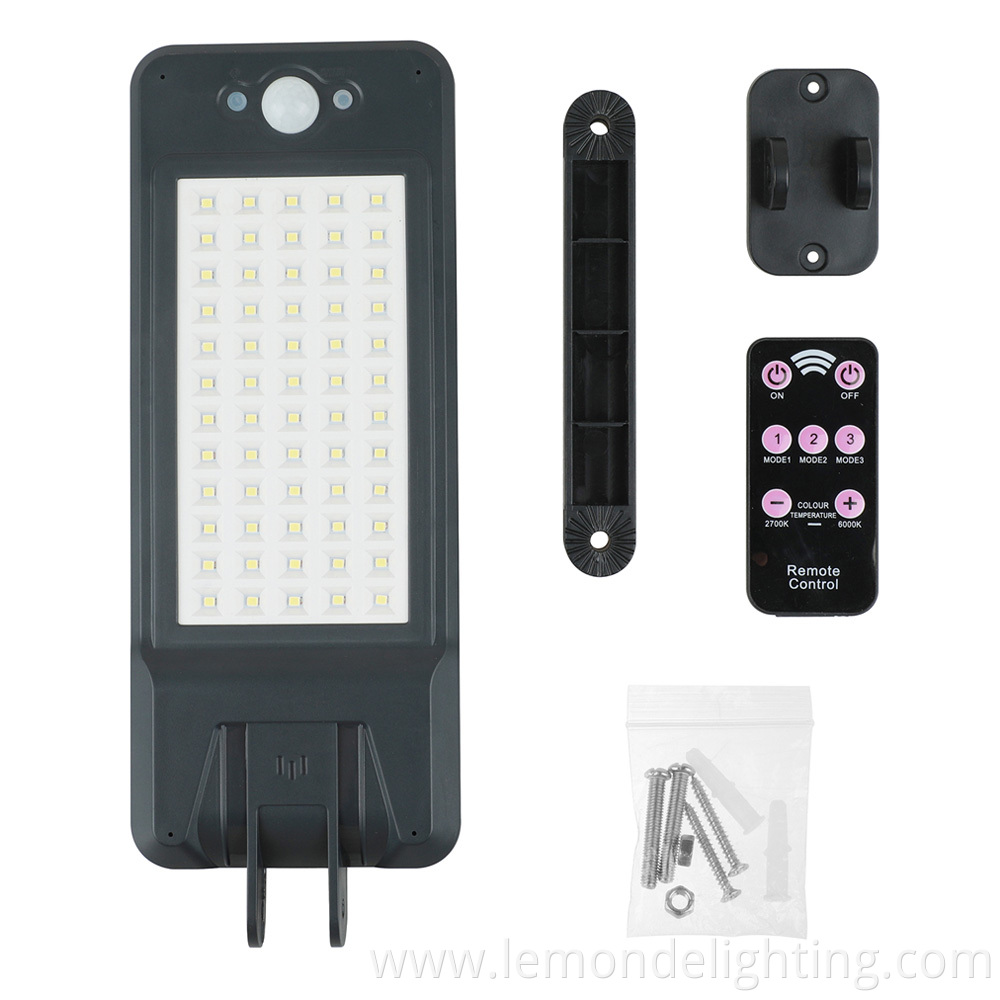 Solar LED Motion Detector Street Light 